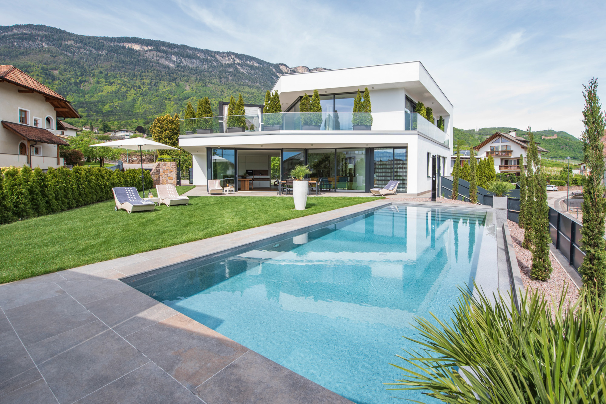 Design Ferienhaus in Südtirol, Bozen LuxusVILLA AICH mit